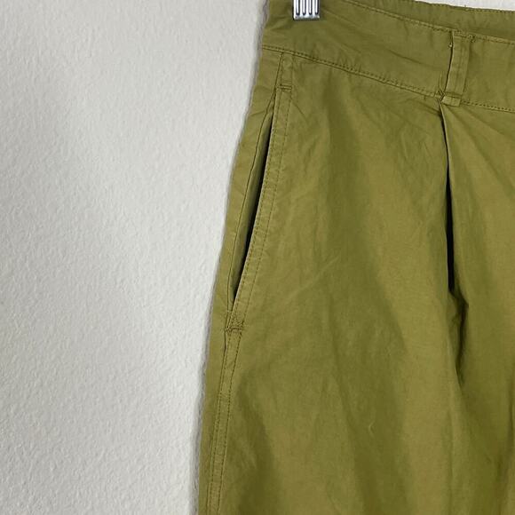 Free People Green High Waisted Luca Barrel Pants Size 8 - Picture 5 of 10